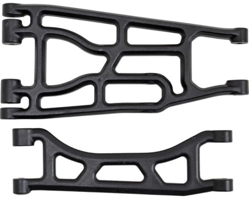 Upper & Lower a-Arm Pair Black: Traxxas X-Maxx