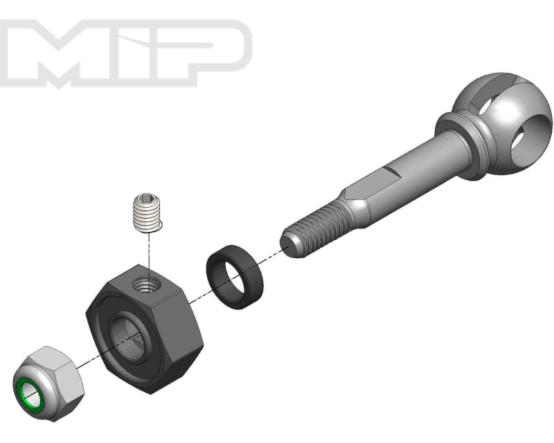 MIP X-Duty CVD Axle 10mm Offset w/ 5mm Bearing