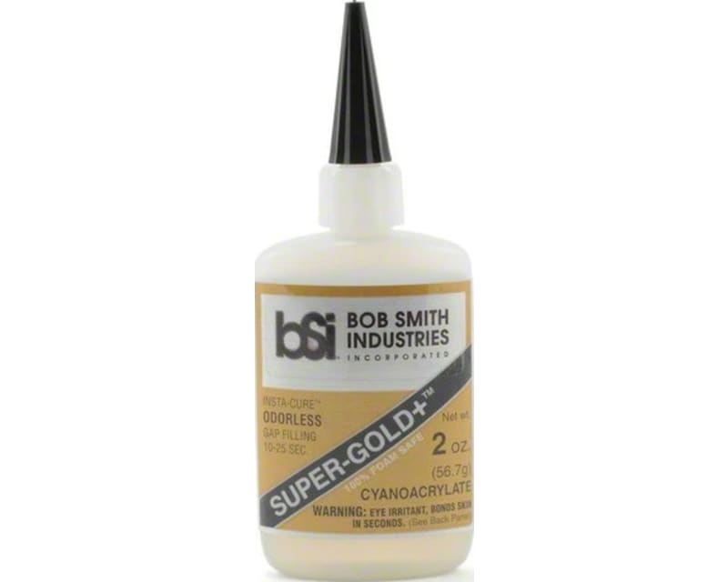 Super-Gold+ 2 ounce foam safe gap fillling CA glue