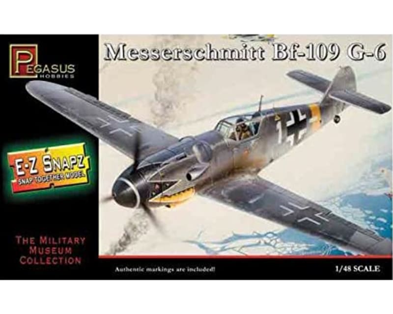 1/48 Messerschmitt BF-109G6 Plastic Model Kit