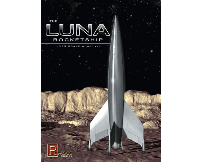 Luna Rocketship 1/350 Scale Plastic Model Kit