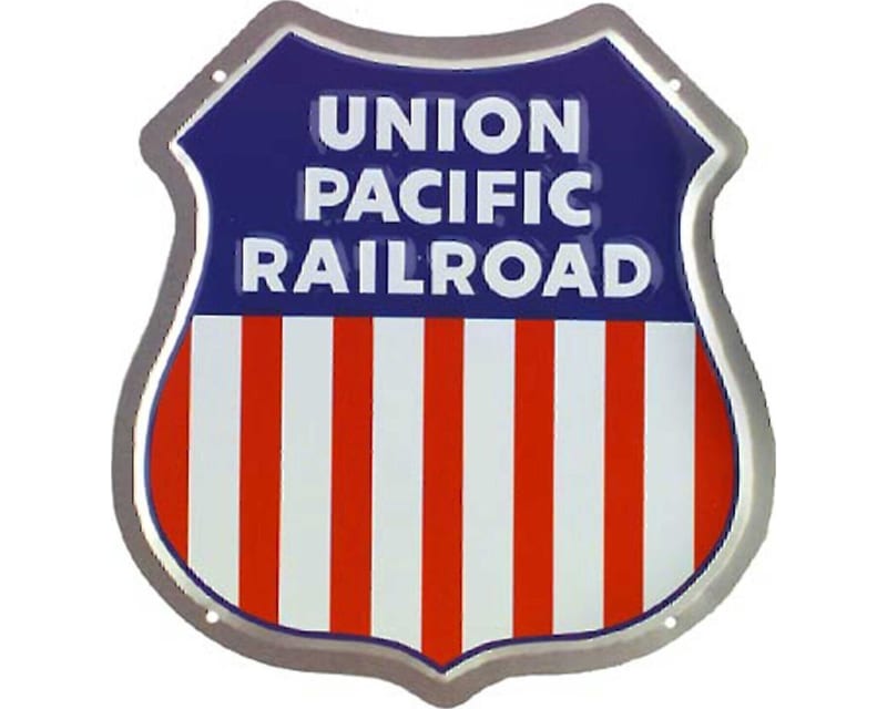 8 Die-Cut Metal Sign UP