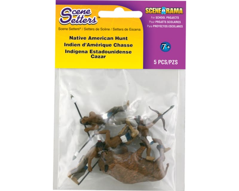 Scene-A-Rama Scene Setters Native American Hunters