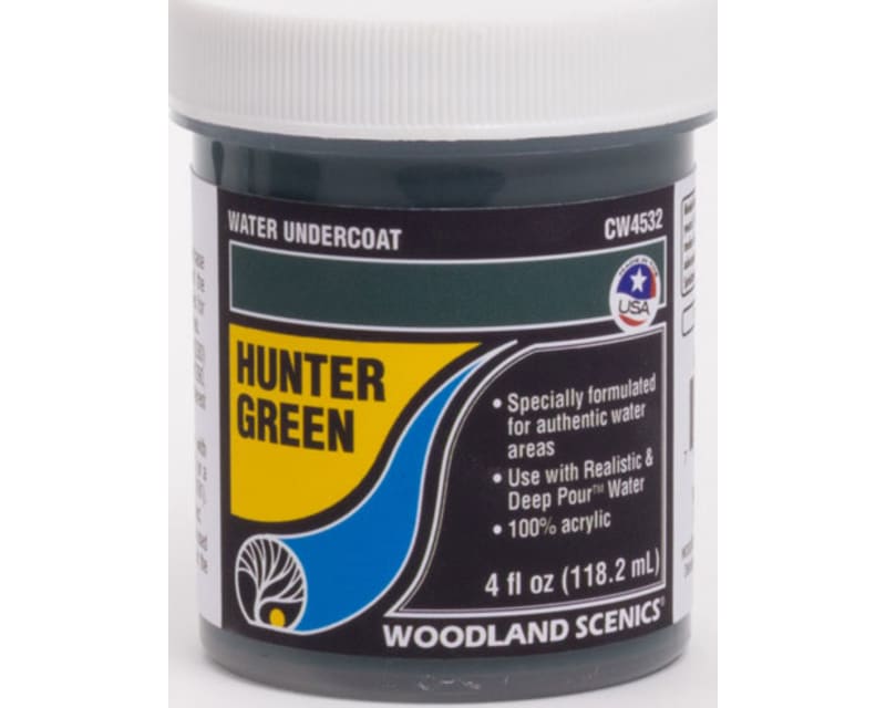 Water Undercoat Hunter Green