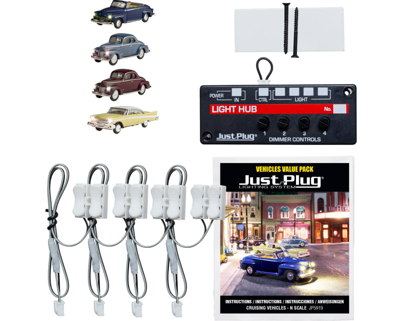 Tap to zoom N Scale Value Pack - Cruising Vehicles