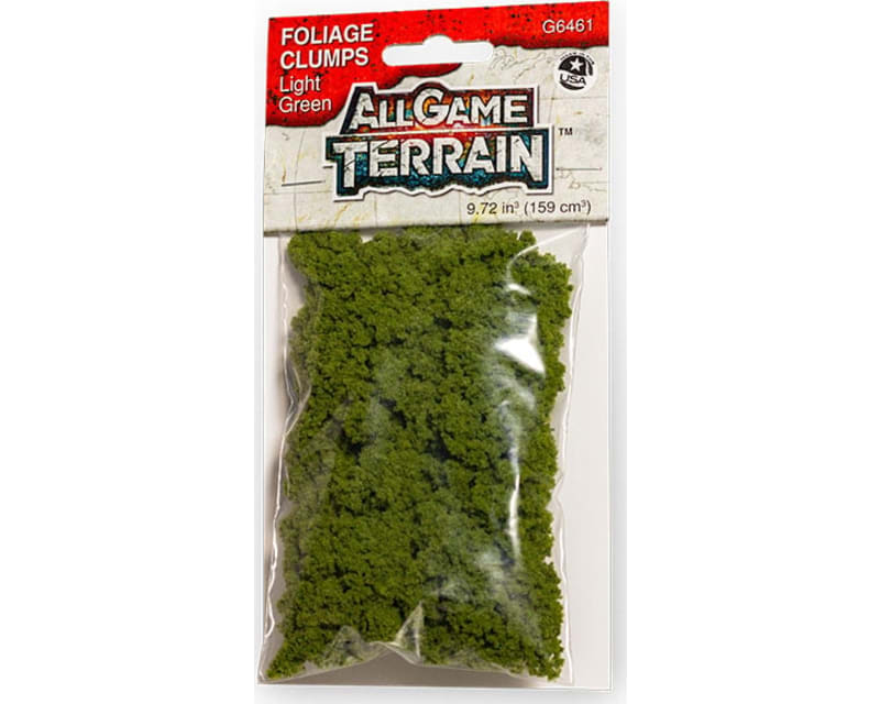 Light Green Foliage Clumps