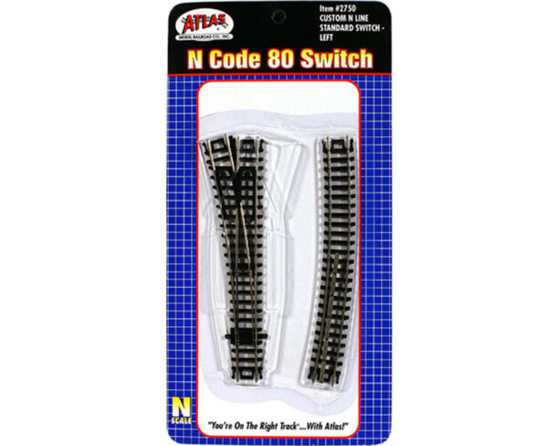 N Code 80 Custom Left-Hand Turnout