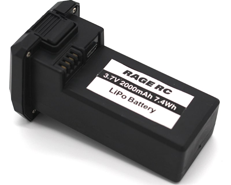 3.7v 1s 2000mah LiPo Battery W/Case; Stinger 3.0