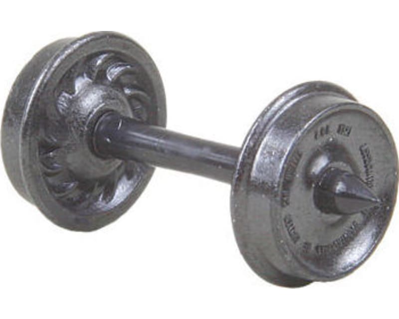 HO Metal Wheels 33/Ribbed 12