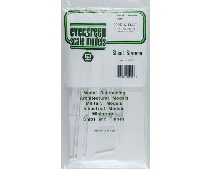 Tap to zoom Styrene Sheet Odds and ends 8 oz shape assortment