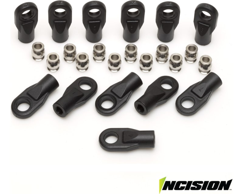 Rod Ends with Pivot Balls 12 4mm