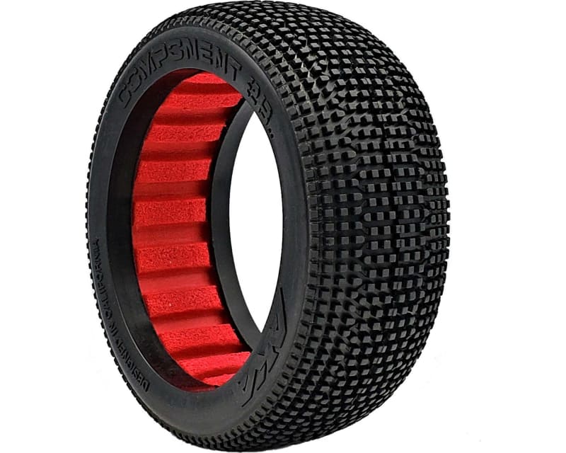1:8 Buggy tires Component 2ab W/ Red Inserts Soft Lw 2