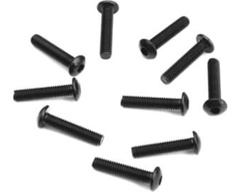 Tap to zoom M3x14mm Button Head Screws (black, 10pcs)