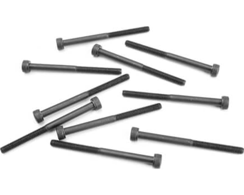 Tap to zoom M3x40mm Cap Head Screws (black 10 pieces)