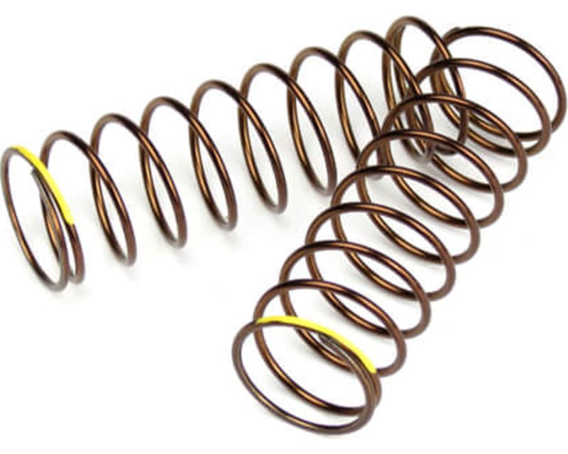 Shock Spring Set Rr 1.3x9.875 2.82lb/in 63mm yllw photo