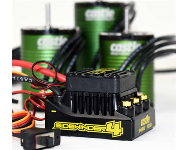 SW 4 12.6V 2A BEC WP SENSORLESS ESC W/1412-3200 5mm SENSORED MOT