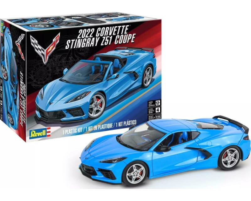 1/25 2022 Corvette Stingray Z51 Coupe Plastic Model Kit