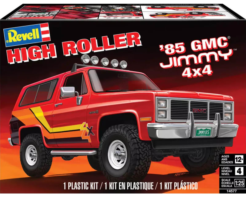 1/25 1985 GMC Jimmy 4x4 High Roller Plastic Model Kit