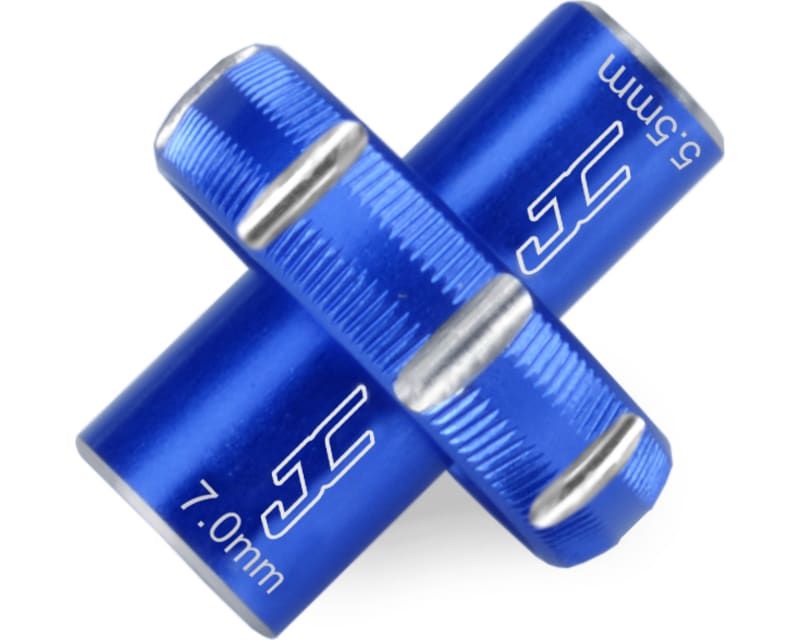 5.5 / 7.0mm Combo Thumb Wrench Blue