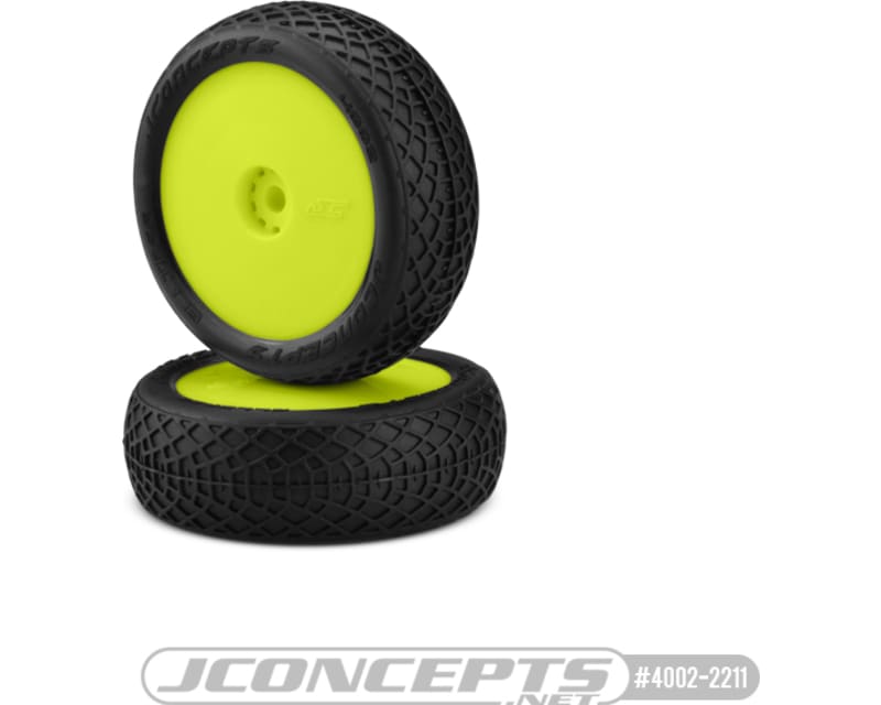Ellipse - Mini-B Front Tires Pre-Mounted Yellow