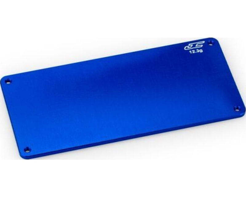 RC10b7 Aluminum Electronics Plate 12.3g Blue Fits RC10b7