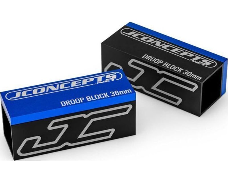 Droop Block 30 X 36mm Black/Blue Fits 1/10th and 1/8th Vehicle