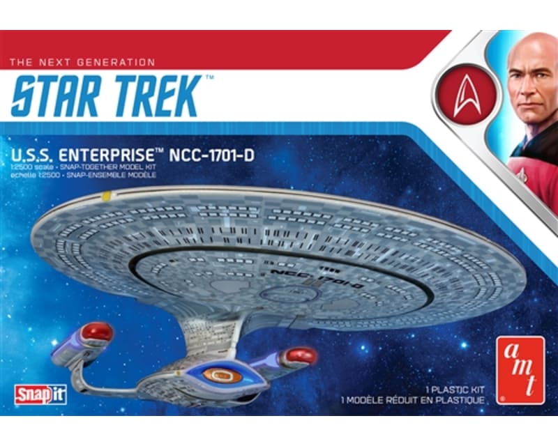 1/25000 Star Trek USS Enterprise-D Snap photo
