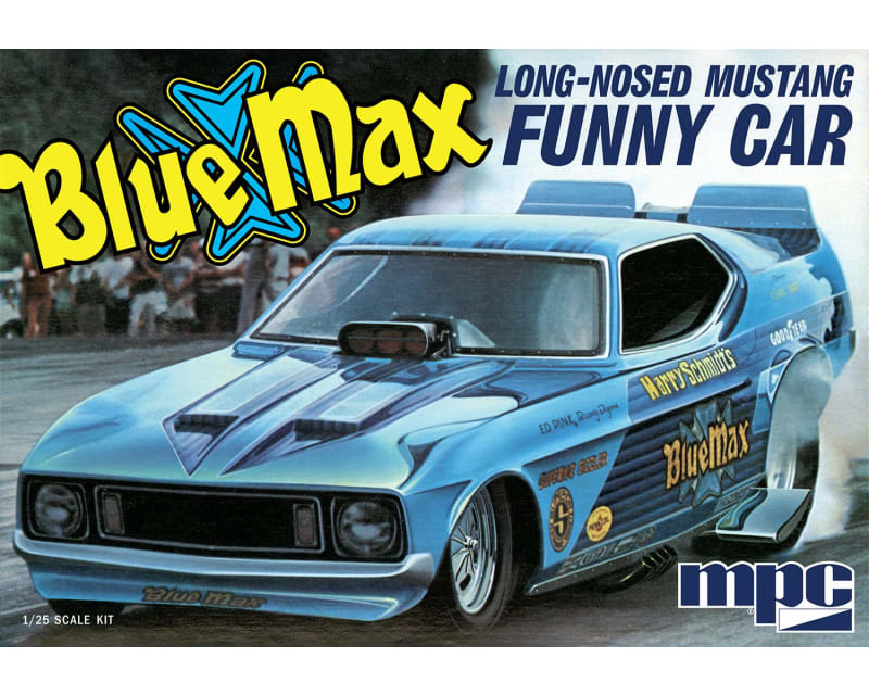 Blue Max Long Nose Mustang Funny Car 1/25