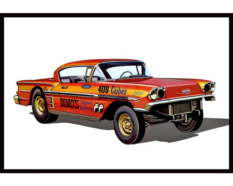 1958 Chevy Impala Hardtop Ala Impala 1:25