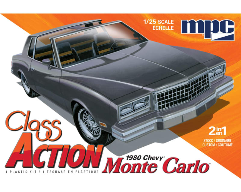 1/25 1980 Chevy Monte Carlo Class Action 2t Plastic Model Kit