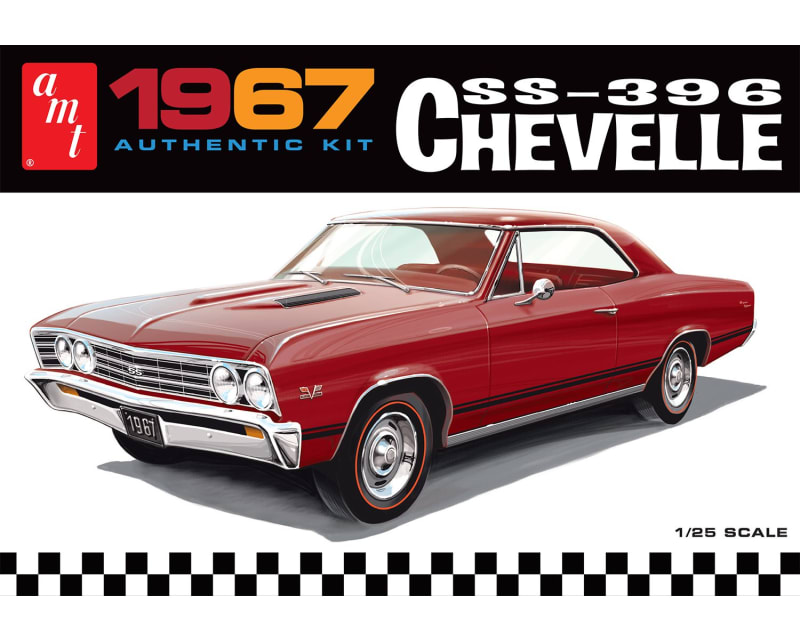 1/25 1967 Chevy Chevelle SS396 Plastic Model Kit