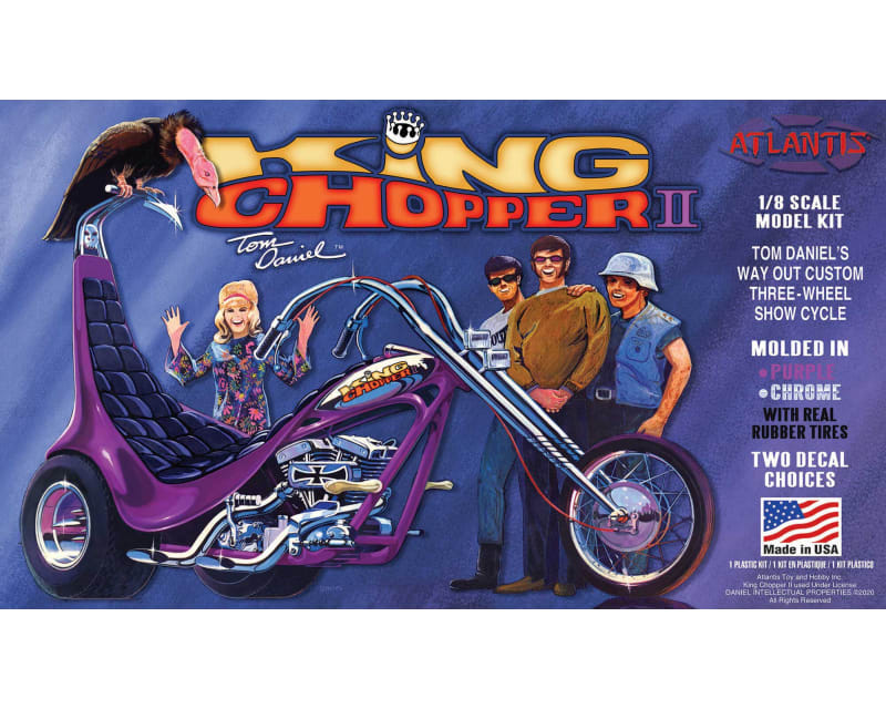 Tom Daniel King ChopperII 1/8 Plastic Model Trike
