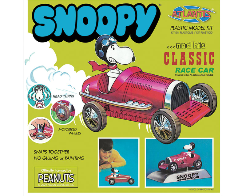 Snoopy and Race Car photo