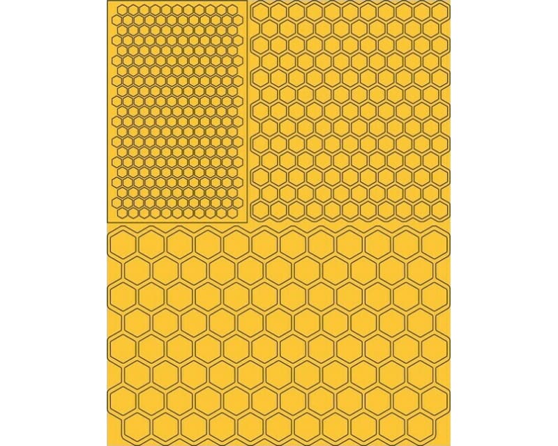 Pre-cut vinyl Paint Mask Honeycomb