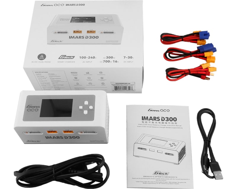 Imars D300 G-Tech Ac/Dc 300w/700w Charger White