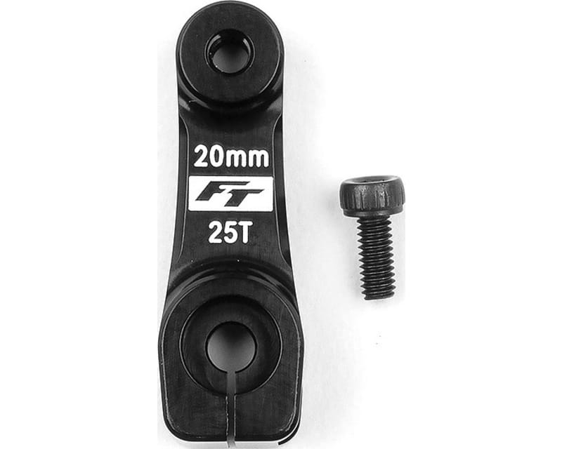 Tap to zoom RC8 FT Aluminum Clamping Servo Horn 25t 20mm -2mm Offset