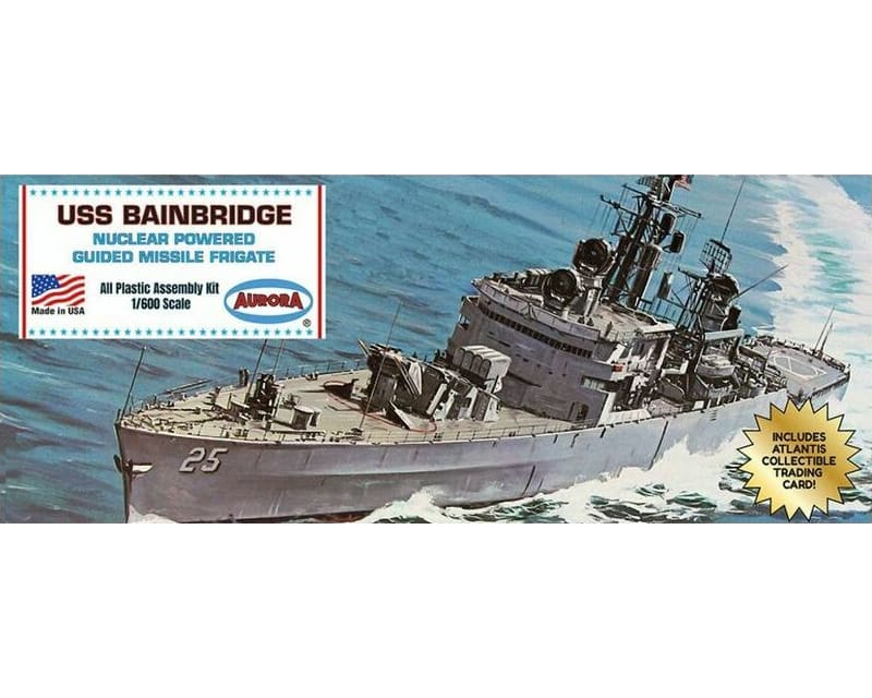1/600 Uss Bainbridge Plastic Model Kit photo