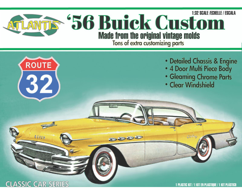 1/32 1956 Buick Century Customizing Plastic Model Kit