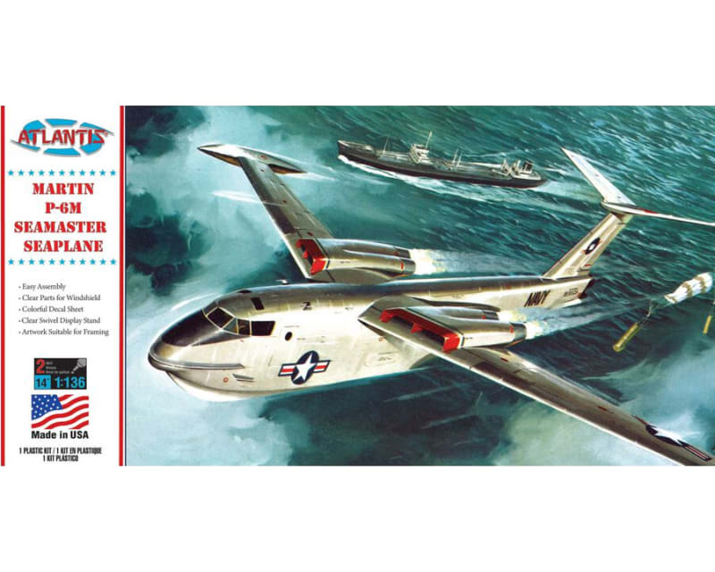 Martin US Navy P-6M Seamaster Model Kit 1/136