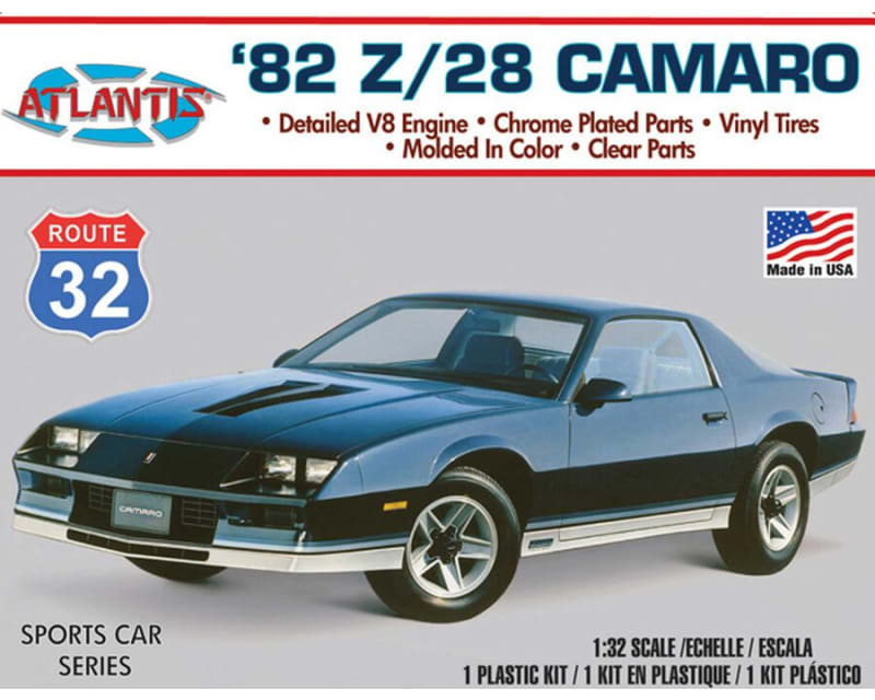 1982 Camaro Z28 Route 32 1:32 Scale Plastic Model Kit