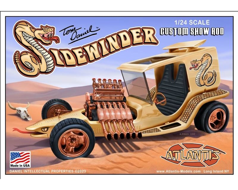 1/24 Tom Daniel Sidewinder Custom Show Rod Plastic Model Kit