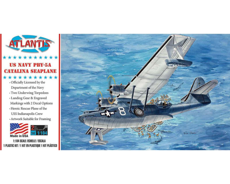 PBY-5A Catalina US Navy Seaplane Model Kit 1:104 photo