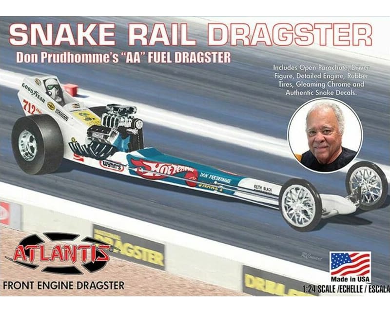 1/24 Don the Snake Prudhomme Front Engine Dragster Plastic Kit