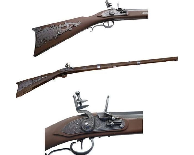 1:1 Kentucky Long Rifle American Muzzleloader Plastic Model Kit