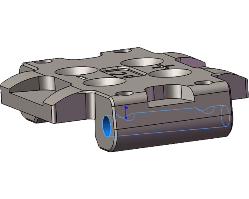 26 gram Steel Bulkhead +/-2.5 deg fits B7.0 ONLY