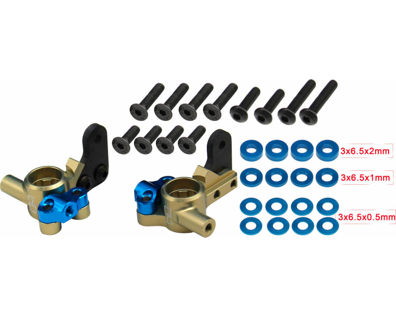 7075 T6 4mm Adjustable KPI Steering Block B7