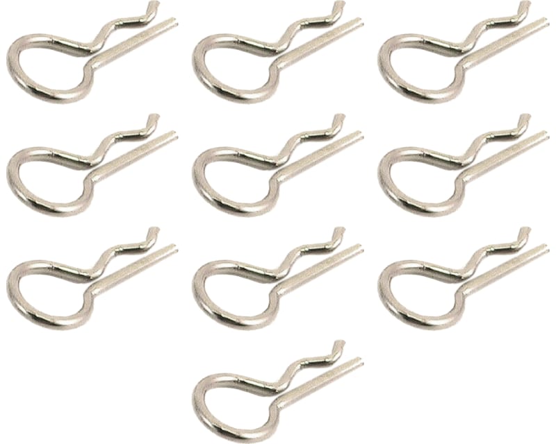 Tap to zoom discontinued chrome Micro Body Clips (10)