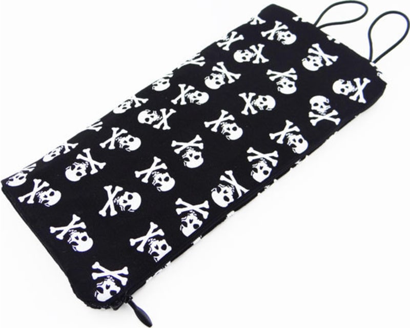1:10 Scale Black and White Skull Sleeping Bag (Toy)