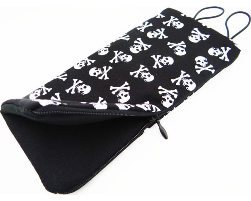 1:10 Scale Black and White Skull Sleeping Bag (Toy)