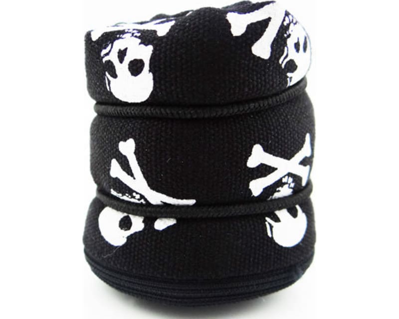 1:10 Scale Black and White Skull Sleeping Bag (Toy)